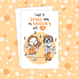 Dance Away My Worries Greeting Card - SketchedUp20
