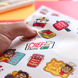Sticker Sheet - Cooking Time - SketchedUp20