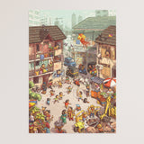 Mumbai Streets Poster - SketchedUp20