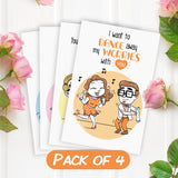 Couple Greeting Cards (Pack of 4) Collection 1 - SketchedUp20