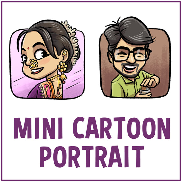 Mini Cartoon Portrait - SketchedUp20