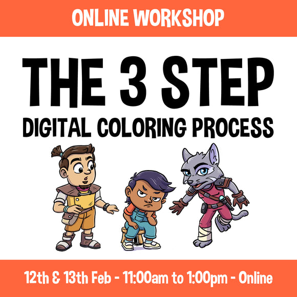 The 3 Step Digital Coloring Process - 2 Day Online Workshop - 12th & 13th Feb - SketchedUp20